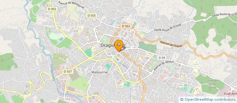 localisation de l'entreprise MADAME NATHALIE DURET à DRAGUIGNAN