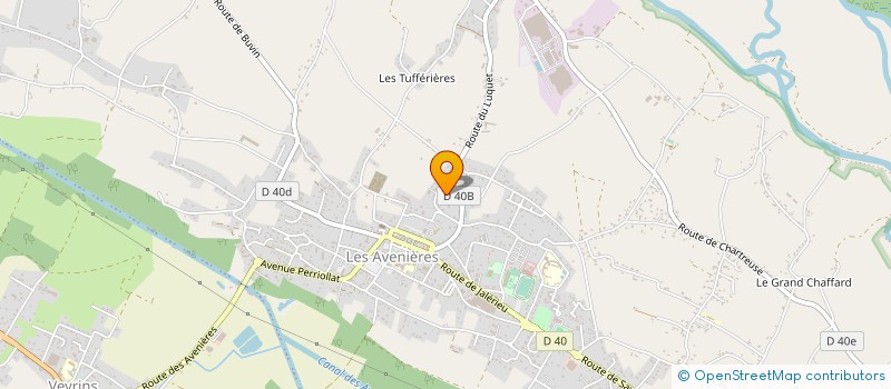 localisation de l'entreprise MADAME NATHALIE DURET  LES AVENIERES VEYRINS-THUELLIN