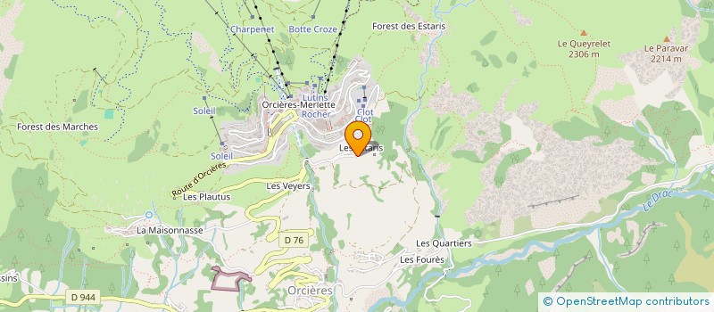 localisation de l'entreprise MADAME NATHALIE DUSSERRE  ORCIERES