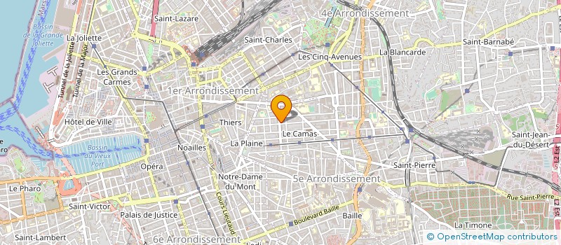 localisation de l'entreprise MADAME NATHALIE DUTILLEUX à MARSEILLE