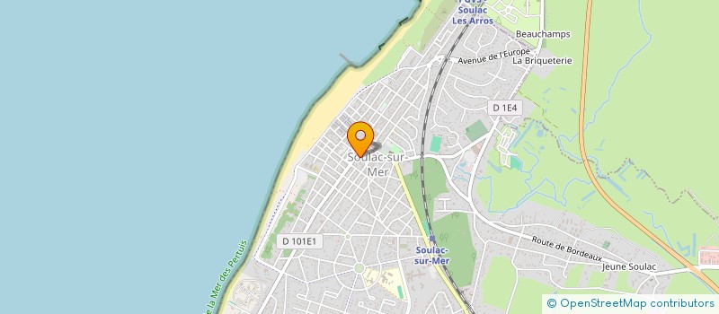 localisation de l'entreprise MADAME NATHALIE DUVAL à SOULAC-SUR-MER
