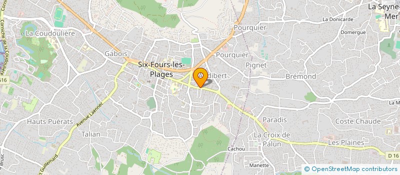 localisation de l'entreprise MADAME NATHALIE DUVAL à SIX-FOURS-LES-PLAGES