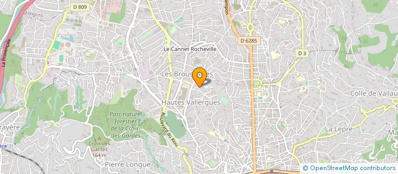 localisation de l'entreprise MADAME NATHALIE DUVAL  CANNES