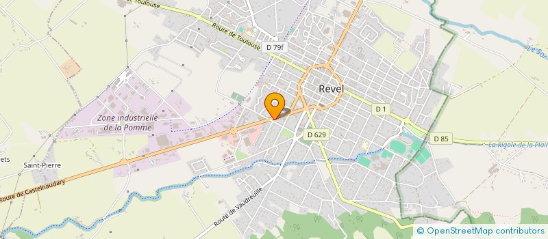 localisation de l'entreprise MADAME NATHALIE DUVEAU  REVEL