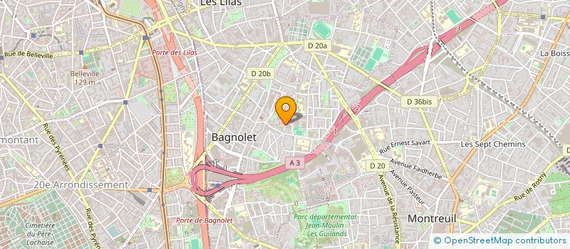 localisation de l'entreprise MADAME NATHALIE EFREMOVA à BAGNOLET