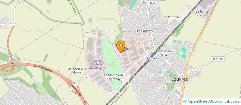 localisation de l'entreprise MADAME NATHALIE ELISABETH TROTTIER  LOUVRES