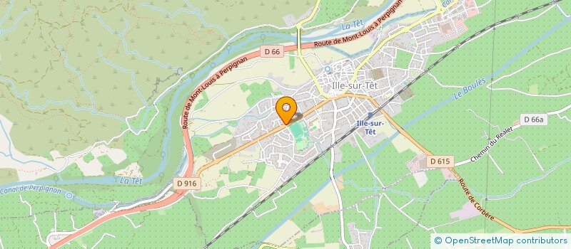 localisation de l'entreprise MADAME NATHALIE ENES  ILLE-SUR-TET