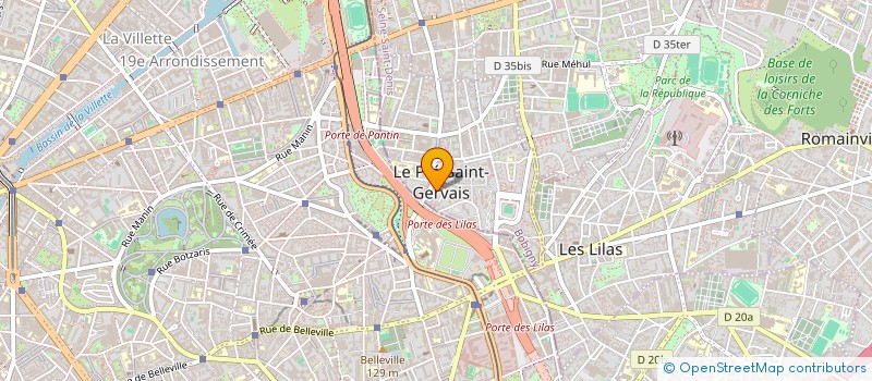 localisation de l'entreprise MADAME NATHALIE ERB à LE PRE-SAINT-GERVAIS