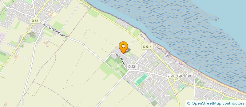 localisation de l'entreprise MADAME NATHALIE ERNAULT  LION-SUR-MER