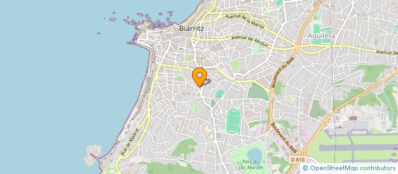 localisation de l'entreprise MADAME NATHALIE ERZEN à BIARRITZ