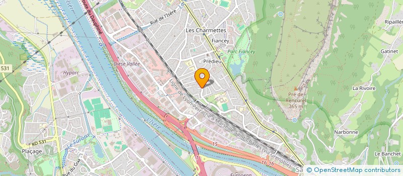 localisation de l'entreprise MADAME NATHALIE ESCALERA  SAINT-EGREVE