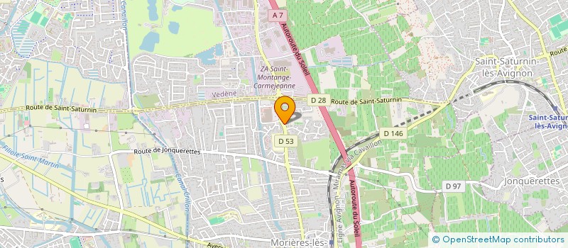 localisation de l'entreprise MADAME NATHALIE ESPARTEIRO  MORIERES-LES-AVIGNON