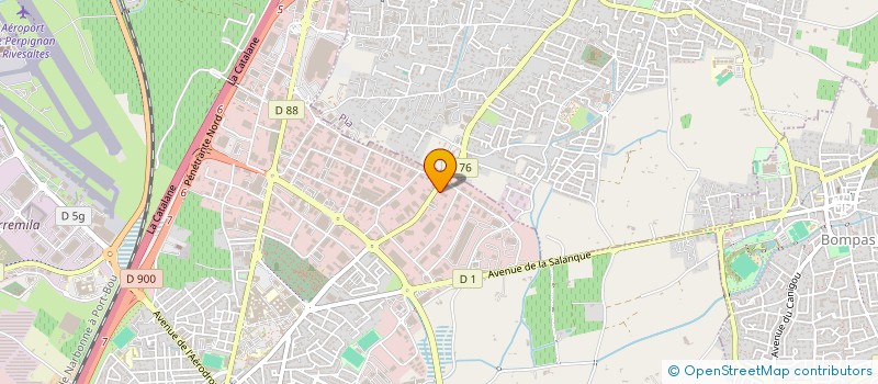 localisation de l'entreprise MADAME NATHALIE ESTEVAO  PERPIGNAN