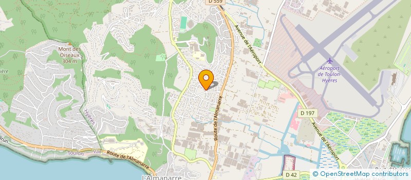 localisation de l'entreprise MADAME NATHALIE ESTEVE  BOLLENE