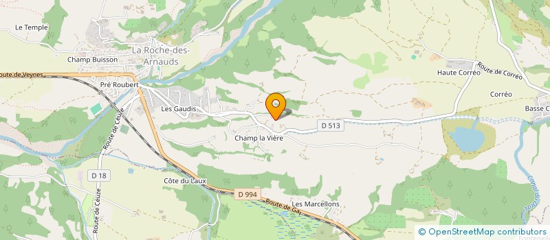 localisation de l'entreprise MADAME NATHALIE ESTIENNE  LA ROCHE-DES-ARNAUDS