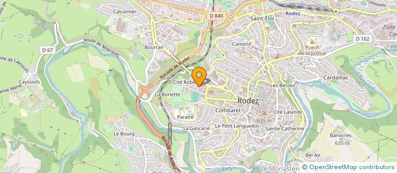 localisation de l'entreprise MADAME NATHALIE ESTRIPEAU  RODEZ