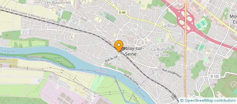 localisation de l'entreprise MADAME NATHALIE EYMERIE  HERBLAY-SUR-SEINE