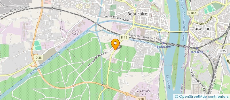 localisation de l'entreprise MADAME NATHALIE EYNAUDI  BEAUCAIRE