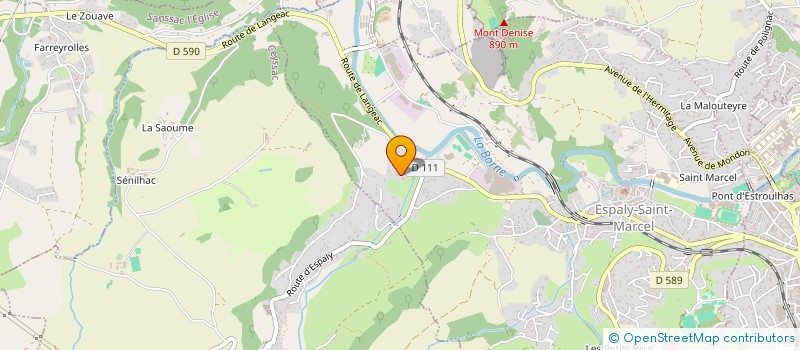 localisation de l'entreprise MADAME NATHALIE EYRAUD  ESPALY-SAINT-MARCEL