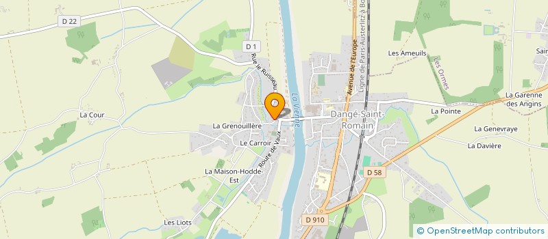 localisation de l'entreprise MADAME NATHALIE FABIENNE SIMONNEAU à DANGE-SAINT-ROMAIN