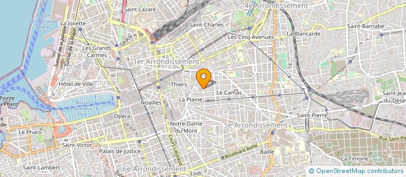 localisation de l'entreprise MADAME NATHALIE FABRE à MARSEILLE
