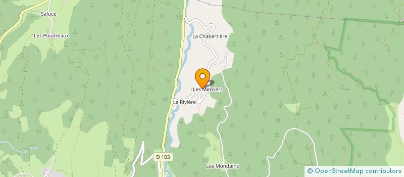 localisation de l'entreprise MADAME NATHALIE FABRE à LA CHAPELLE-EN-VERCORS