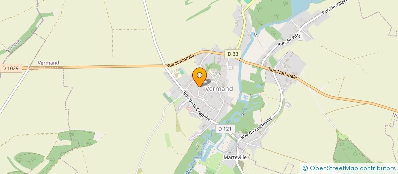 localisation de l'entreprise MADAME NATHALIE FAGOT  VERMAND