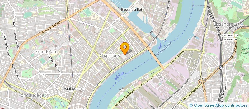 localisation de l'entreprise MADAME NATHALIE FAIVELEY à BORDEAUX