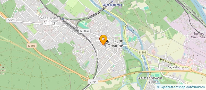 localisation de l'entreprise MADAME NATHALIE FANARA à MORET-LOING-ET-ORVANNE