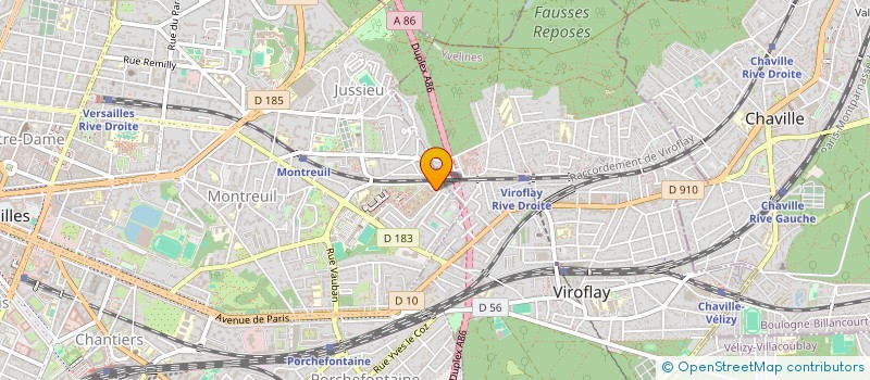 localisation de l'entreprise MADAME NATHALIE FANET à VERSAILLES