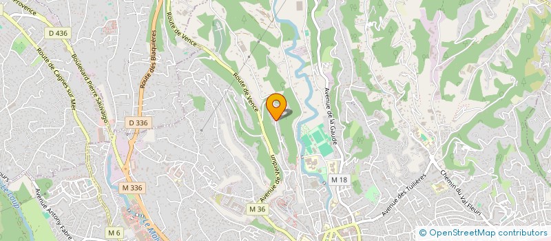 localisation de l'entreprise MADAME NATHALIE FANJAUD à CAGNES-SUR-MER