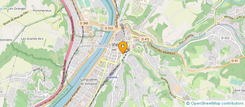 localisation de l'entreprise MADAME NATHALIE FARAH  VIENNE