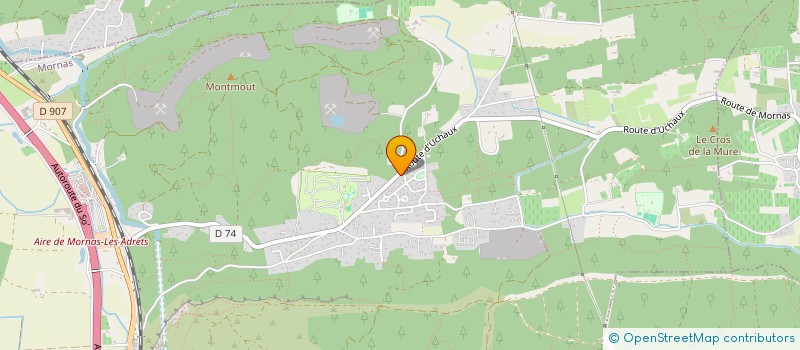 localisation de l'entreprise MADAME NATHALIE FARCE  MORNAS