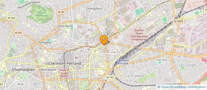 localisation de l'entreprise MADAME NATHALIE FARGEAUD à CLERMONT-FERRAND