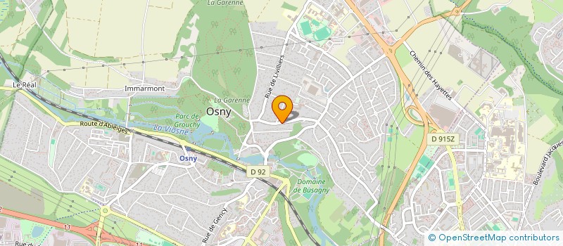 localisation de l'entreprise MADAME NATHALIE FARINE  OSNY