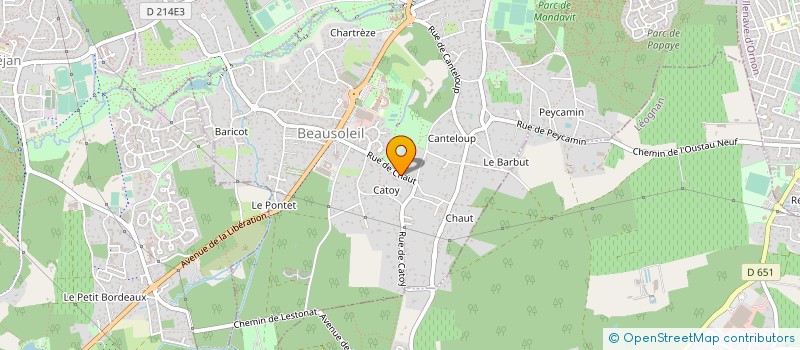 localisation de l'entreprise MADAME NATHALIE FAUCHON à GRADIGNAN