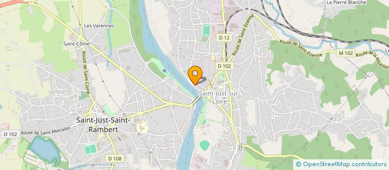 localisation de l'entreprise MADAME NATHALIE FAUGEROLLES  SAINT-JUST-SAINT-RAMBERT