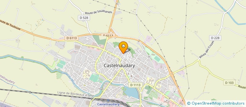 localisation de l'entreprise MADAME NATHALIE FAURE  CASTELNAUDARY