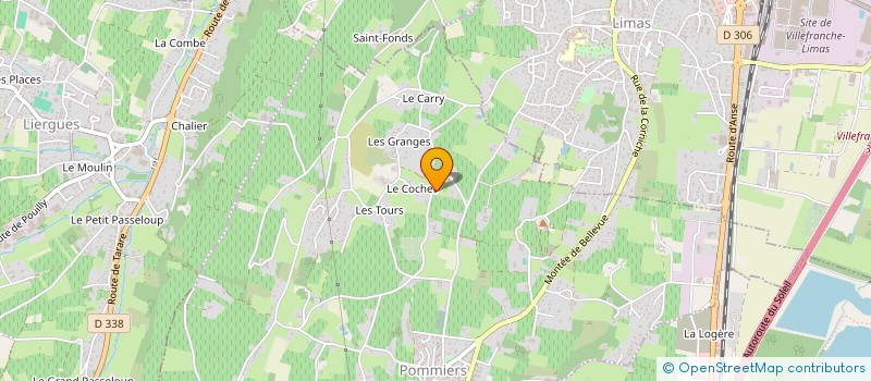 localisation de l'entreprise MADAME NATHALIE FAURE à POMMIERS
