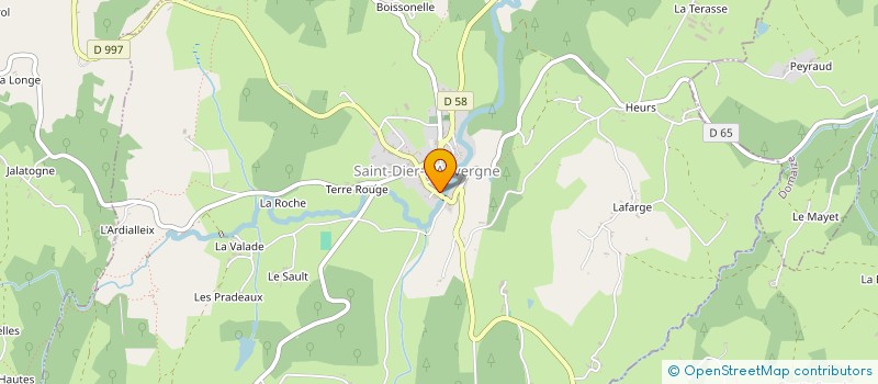 localisation de l'entreprise MADAME NATHALIE FAURE  SAINT-DIER-D'AUVERGNE