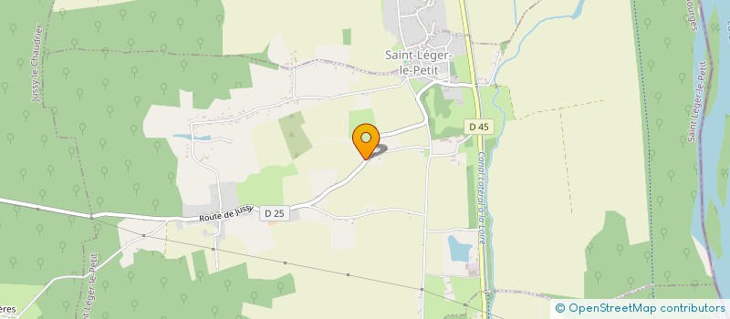 localisation de l'entreprise MADAME NATHALIE FAYE  SAINT-LEGER-LE-PETIT