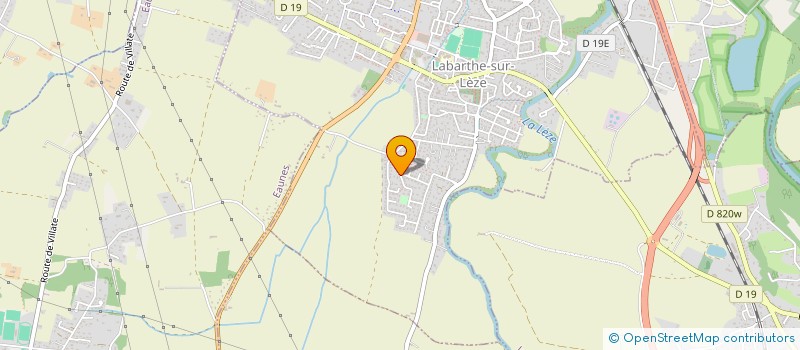 localisation de l'entreprise MADAME NATHALIE FAYE à LABARTHE-SUR-LEZE