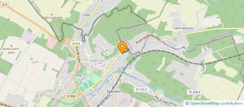 localisation de l'entreprise MADAME NATHALIE FEGEANT  EPERNON