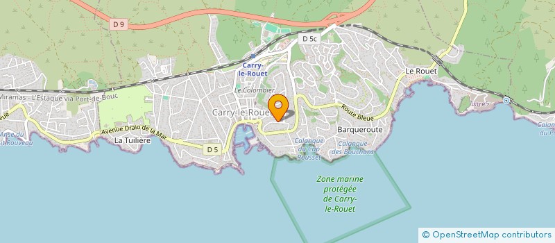 localisation de l'entreprise MADAME NATHALIE FEMINIER  CARRY-LE-ROUET