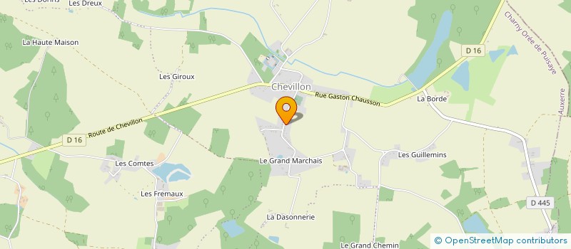 localisation de l'entreprise MADAME NATHALIE FERAUGE  CHARNY OREE DE PUISAYE