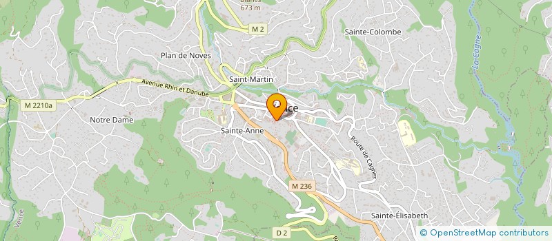 localisation de l'entreprise MADAME NATHALIE FERMINE à VENCE