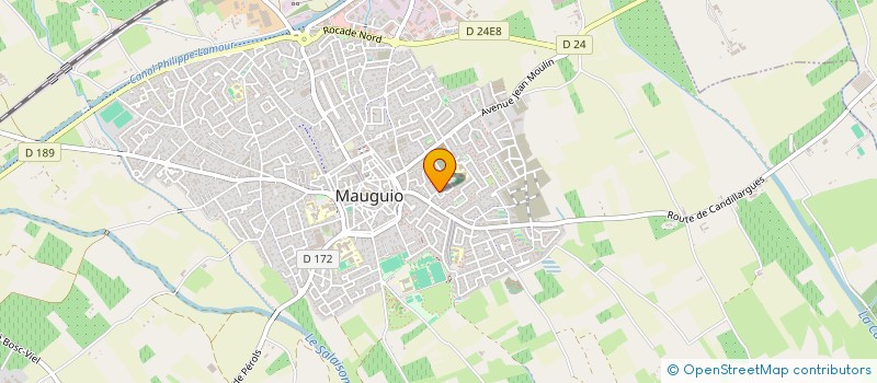 localisation de l'entreprise MADAME NATHALIE FERNANDES  SAINT-AUNES