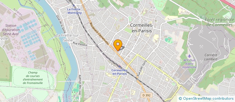 localisation de l'entreprise MADAME NATHALIE FERNANDES  CORMEILLES-EN-PARISIS