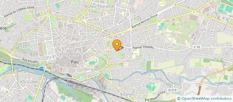 localisation de l'entreprise MADAME NATHALIE FERNANDES à PAU