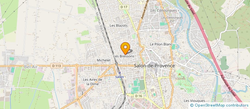 localisation de l'entreprise MADAME NATHALIE FERNANDEZ  SALON-DE-PROVENCE